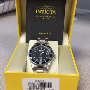 Men’s invicta model 8932OB watch.  Stainless steel